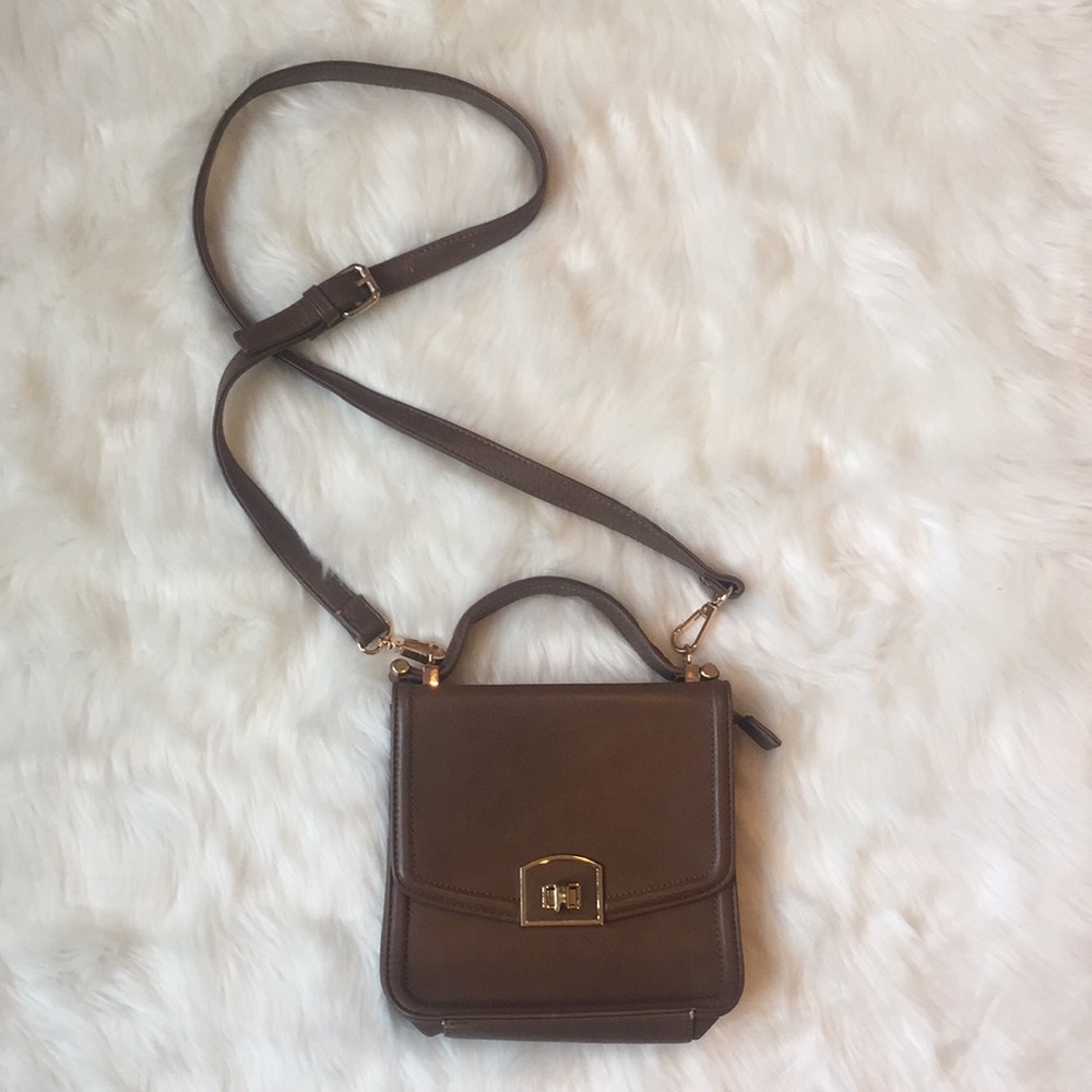 Taupe Crossbody Bag